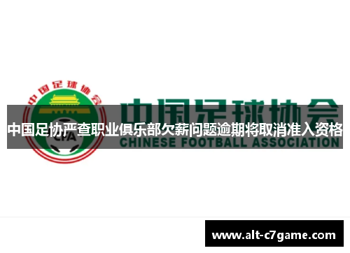 中国足协严查职业俱乐部欠薪问题逾期将取消准入资格